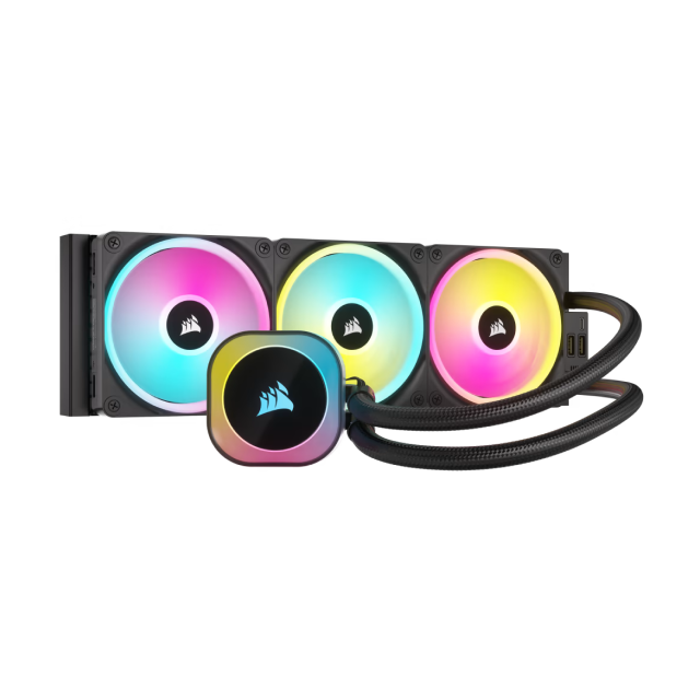 Enfriamiento Liquido Corsair iCUE LINK H150i RGB AIO | Radiador de 360mm | Ventiladores QX120 RGB | CW-9061003-WW