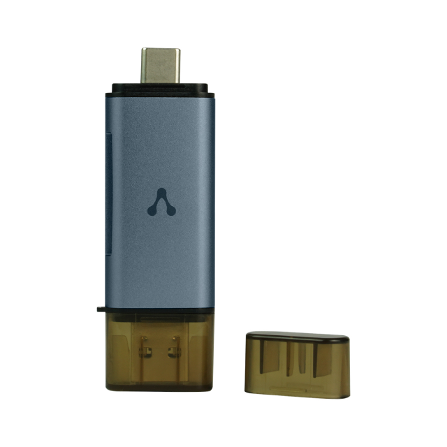 Lector de Memorias Vorago CR-350 | USB A 3.0 | USB C | Lector de SD y Micro SD | CR-350