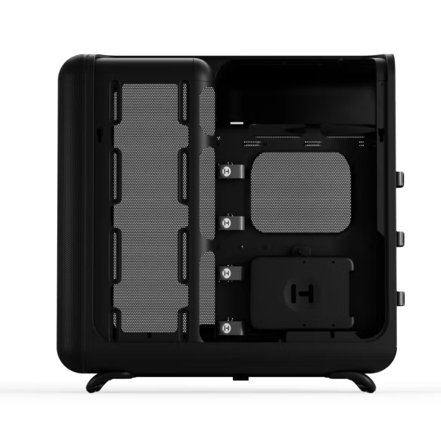 Gabinete HYTE X50 Air | Torre Completa | E-ATX / ATX / Micro-ATX / Mini-ITX | USB-A 3.2 / USB-C 3.2 | Micromalla de Cobertura Total | Negro (Pitch Black) | CS-HYTE-X50A-BB