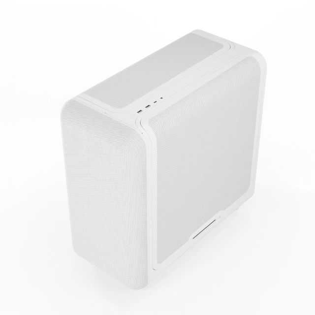 Gabinete HYTE X50 Air | Torre Completa | E-ATX / ATX / Micro-ATX / Mini-ITX | USB-A 3.2 / USB-C 3.2 | Micromalla de Cobertura Total | Blanco (Snow White) | CS-HYTE-X50A-WW