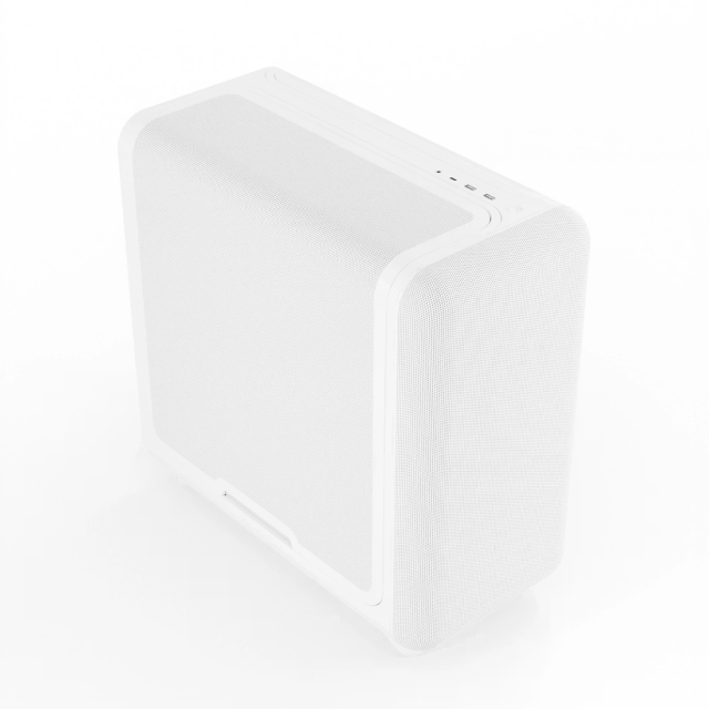 Gabinete HYTE X50 Air | Torre Completa | E-ATX / ATX / Micro-ATX / Mini-ITX | USB-A 3.2 / USB-C 3.2 | Micromalla de Cobertura Total | Blanco (Snow White) | CS-HYTE-X50A-WW