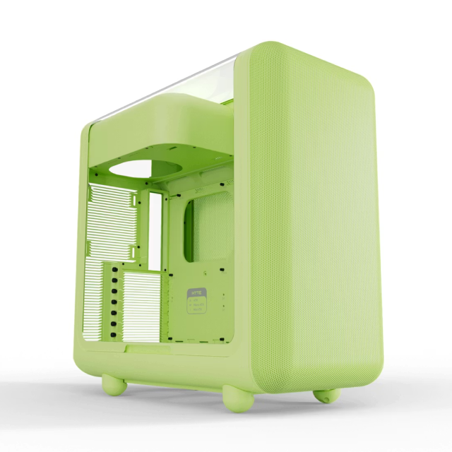 Gabinete HYTE X50 | Torre Completa | E-ATX / ATX / Micro-ATX / Mini-ITX | USB-A 3.2 / USB-C 3.2 | Cristal Templado Acústico | Verde (Matcha Milk) | CS-HYTE-X50G-MM
