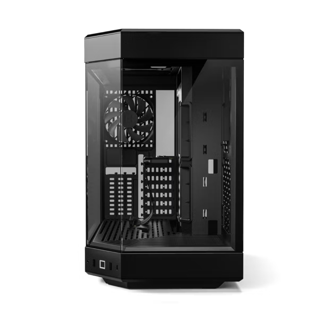 Gabinete HYTE Y60 | Media Torre | E-ATX / ATX / Micro-ATX / Mini-ITX | USB 3.0 / USB 3.2 | Cristal Templado | Negro (Pitch Black) | CS-HYTE-Y60-B