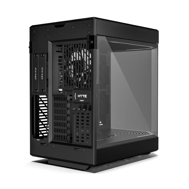 Gabinete HYTE Y60 | Media Torre | E-ATX / ATX / Micro-ATX / Mini-ITX | USB 3.0 / USB 3.2 | Cristal Templado | Negro (Pitch Black) | CS-HYTE-Y60-B