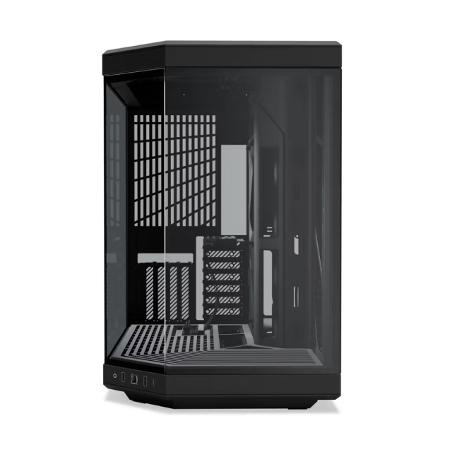 Gabinete HYTE Y70 | Media Torre | E-ATX / ATX / Micro-ATX / Mini-ITX | USB 3.2 | Cristal Templado | Negro (Pitch Black) | CS-HYTE-Y70-B