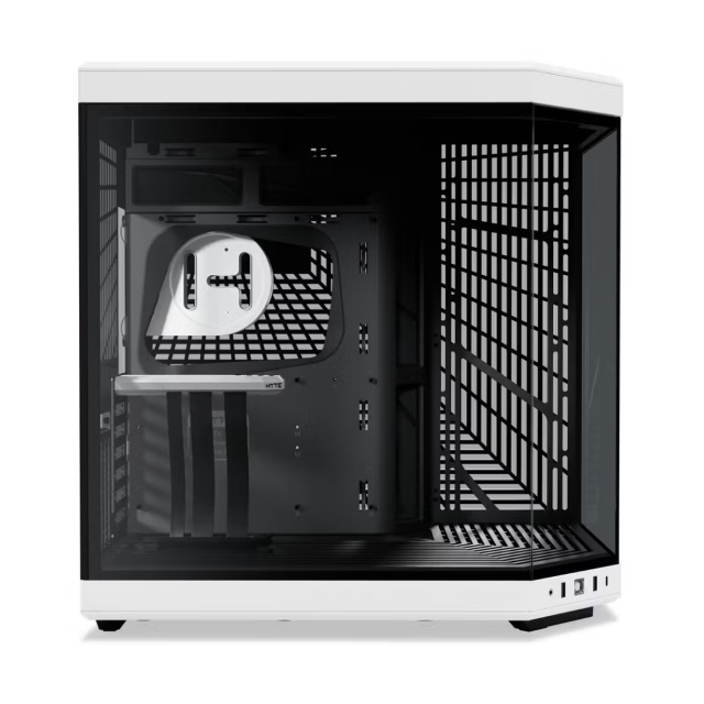 Gabinete HYTE Y70 | Media Torre | E-ATX / ATX / Micro-ATX / Mini-ITX | USB 3.2 | Cristal Templado | Blanco / Negro (Panda) | CS-HYTE-Y70-BW