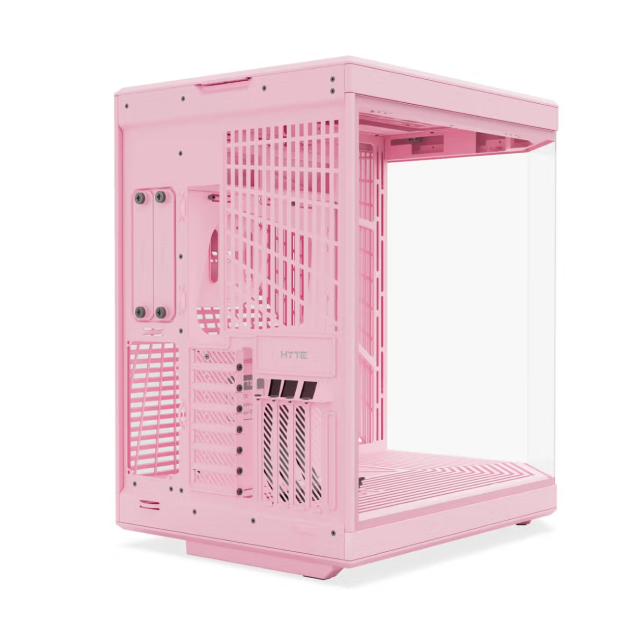Gabinete HYTE Y70 | Media Torre | E-ATX / ATX / Micro-ATX / Mini-ITX | USB 3.2 | Cristal Templado | Rosa (Strawberry Milk) | CS-HYTE-Y70-SM