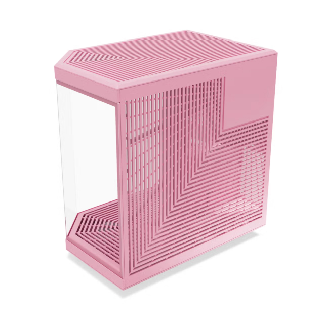 Gabinete HYTE Y70 | Media Torre | E-ATX / ATX / Micro-ATX / Mini-ITX | USB 3.2 | Cristal Templado | Rosa (Strawberry Milk) | CS-HYTE-Y70-SM