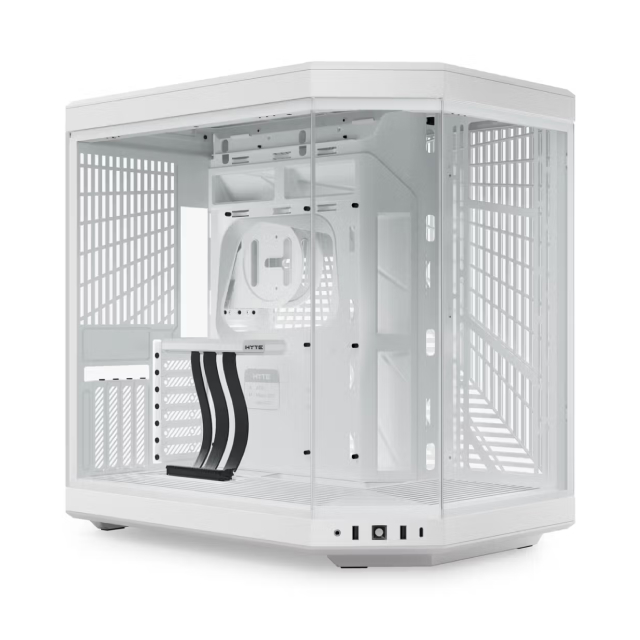 Gabinete HYTE Y70 | Media Torre | E-ATX / ATX / Micro-ATX / Mini-ITX | USB 3.2 | Cristal Templado | Blanco (Snow White) | CS-HYTE-Y70-WW