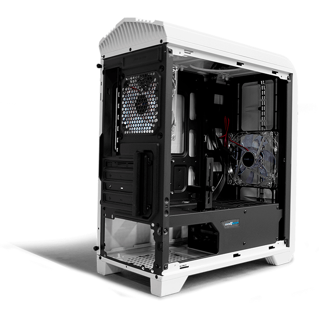 Gabinete Game Factor CSG500 | Color blanco | mATX | 1 ventilador preinstalado | CSG500-WH