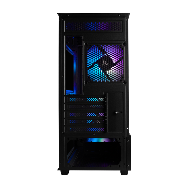 Gabinete GameFactor CSG503 | M-ATX / Mini ITX | Ventiladores 3 x 120mm | Color Negro | CSG503