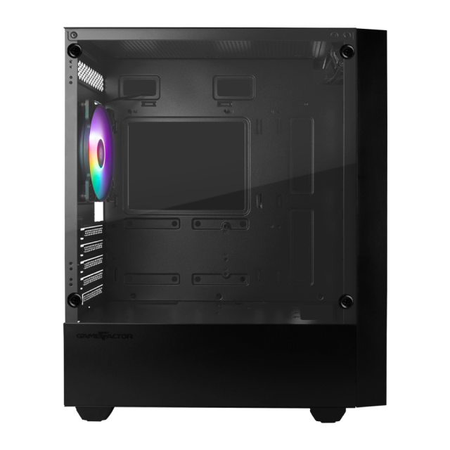 Gabinete GameFactor CSG503 | M-ATX / Mini ITX | Ventiladores 3 x 120mm | Color Negro | CSG503