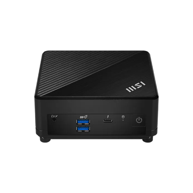 Mini PC Barebone MSI Cubi 5 12M | Intel Core i3-1215U | Gráficos Integrados Intel UHD | 2 x DDR4 (Hasta 64GB) | 1 x SSD M.2 | 1 x HDD / SSD 2.5" | Wi-Fi | Bluetooth | No Incluye RAM / Almacenamiento / GPU / SO | Negro | CUBI 5 12M-086BUS-B31215UXX
