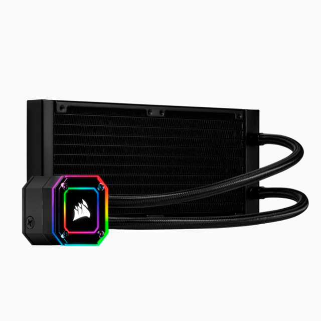 ENFRIAMIENTO LIQUIDO CORSAIR HYDRO H100I ELITE CAPELLIX 2XFAN 120MM RADIADOR 240MM LED NEGRO CW 9060046 WW