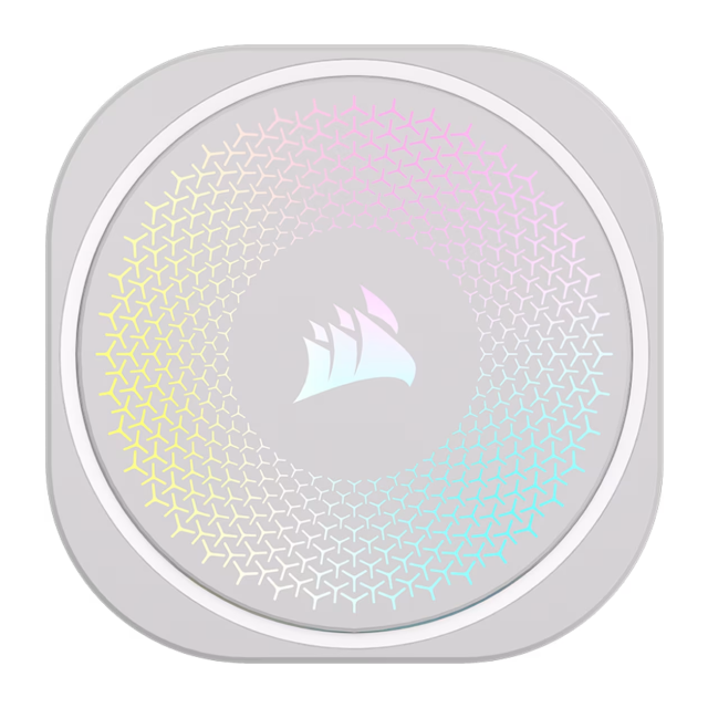 Enfriamiento Líquido Corsair Nautilus 360 RS ARGB | 360 mm | 2100 RPM | 10 a 36 dBA | AM5 / AM4 | LGA 1851 / 1700 | ARGB | Blanco | CW-9060095-WW