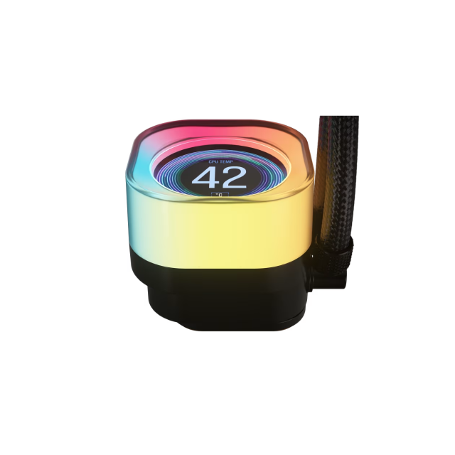 Enfriamiento Líquido Corsair iCUE LINK TITAN 360 RX LCD | 3x120mm |  300 - 2100 RPM |  10 - 36 dBA | Pantalla LCD Personalizable | Intel LGA1851/1700 | AMD AM5/AM4 | Color Negro | CW-9061023-WW