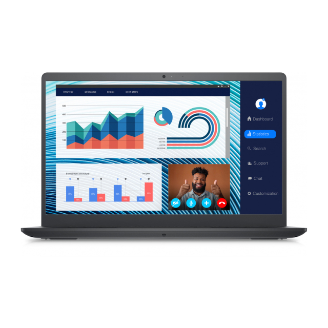 Laptop Dell Vostro 3420 | 14" HD | Intel Core i5-1235U | 8GB de RAM DDR4 | SSD 256GB | Windows 11 Pro | Color Gris | D9HHJ