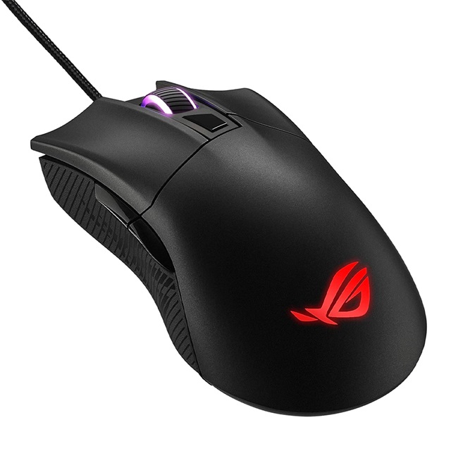 MOUSE ALAMBRICO ASUS ROG GLADIUS II CORE P507 RGB AURA SYNC 6,200 DPI / P507 ROG GLADIUS II CORE