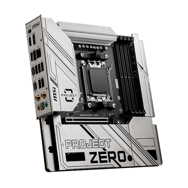 Tarjeta madre MSI PB650M Project Zero | Micro-ATX | AM5 | DDR5 (Back Connect/Wi-Fi+Bluetooth) | B650M Project Zero