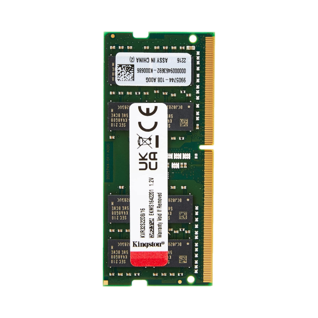 Memoria RAM SODIMM DDR4 | 16GB | 3200MT/s | CL22 | Kingston ValueRAM | KVR32S22D8/16