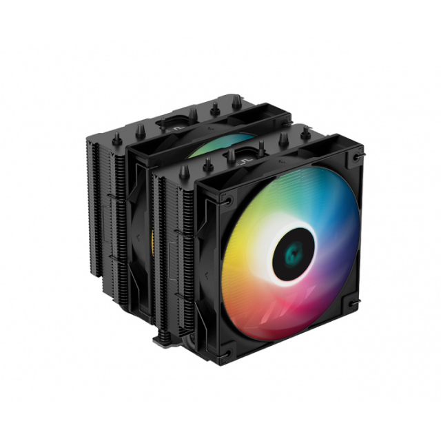 Disipador de Aire Deepcool AG620 BK | ARGB | 2 Ventiladores 120mm | 1850RPM | 29.4 dB | LGA 1700 | AM5 | R-AG620-BKANMN-G-2