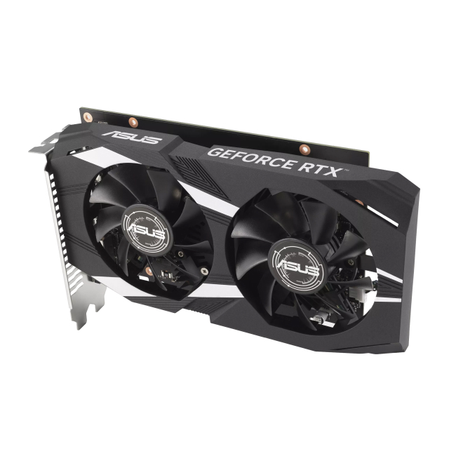 Tarjeta de Video ASUS Dual GeForce RTX 3050 OC Edition | 6GB GDDR6 | PCI Express 4.0 | 96 Bits | Negro | DUAL-RTX3050-O6G