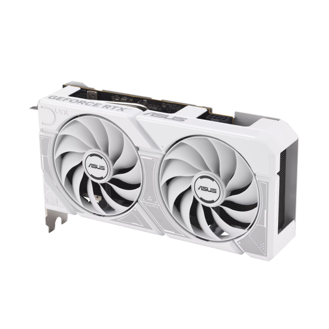 Tarjeta de Video ASUS Dual GeForce RTX 5060 White OC Edition | 8GB GDDR7 | PCI Express 5.0 | 128 Bits | Blanco | DUAL-RTX5060-O8G-WHITE