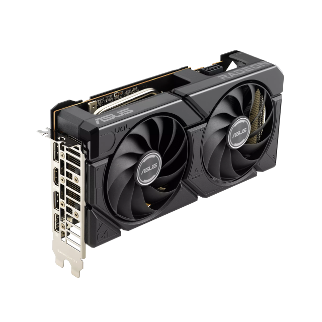 Tarjeta de Video ASUS Dual Radeon RX 7600 EVO OC Edition | 8GB GDDR6 | PCI Express 4.0 | 128 Bits | 1 x HDMI / 3 x DisplayPort | Negro | DUAL-RX7600-O8G-EVO