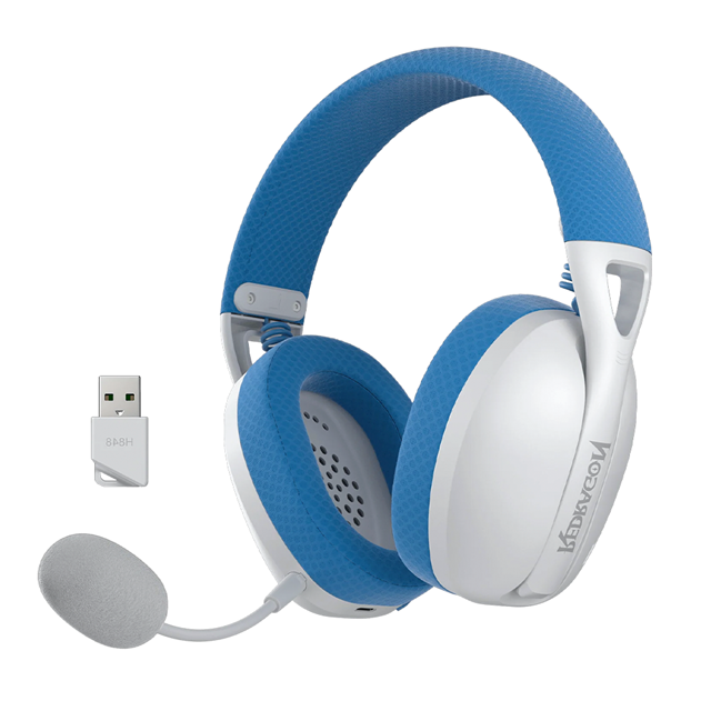 DIADEMA INALAMBRICA REDRAGON IRE PRO 7.1 BLANCO/AZUL USB / H848B