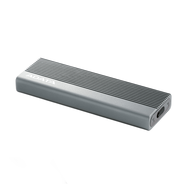 Enclosure ADATA EC680 | Caja para SSD M.2 PCIe NVMe | USB 3.2 | 1050MB/s Lectura | 1000MB/s Escritura | Gris | EC680-CCGY