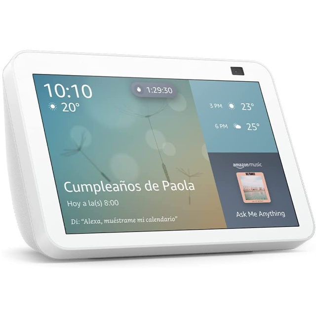 ASISTENTE VIRTUAL ALEXA ECHO SHOW 8 2DA GENERACIÓN / BOCINA / BLANCO / 884008057