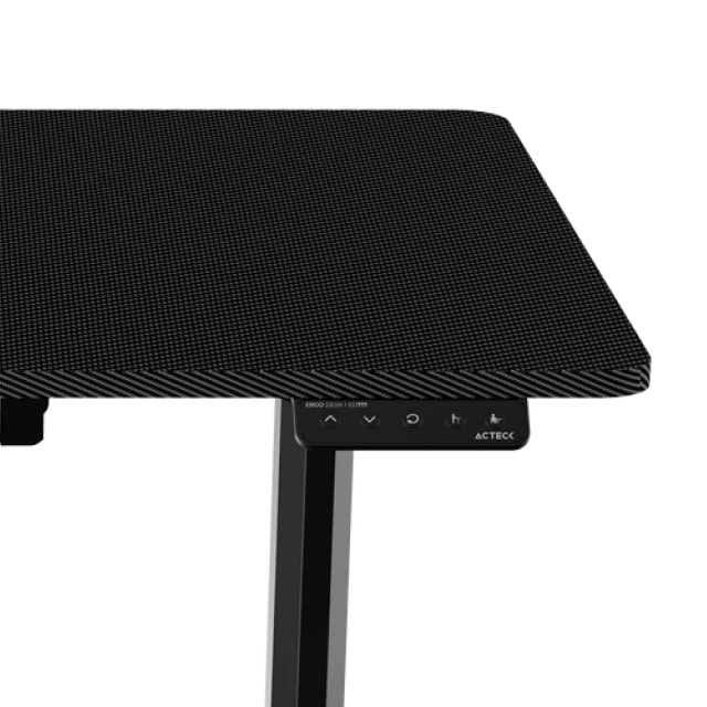 Escritorio Ajustable ACTECK Ergo Desk 1 ED717 | 110 X 60cm | Ajuste Eléctrico de Altura | Panel de control intuitivo | Hasta 60 kg de carga | Color Negro | AC-937290