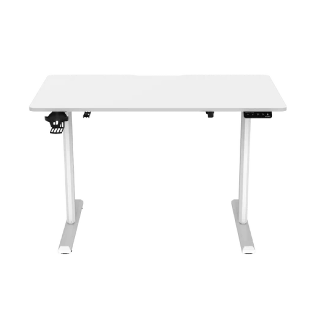 Escritorio Ajustable ACTECK Ergo Desk 1 ED717 | 110 X 60cm | Ajuste Eléctrico de Altura | Panel de control intuitivo | Hasta 60 kg de carga | Color Blanco | AC-937306