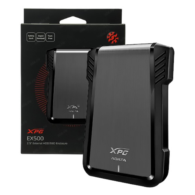 Case Disco Duro ADATA XPG EX500 | USB 3.1 | 2.5" | AEX500U3-CBK