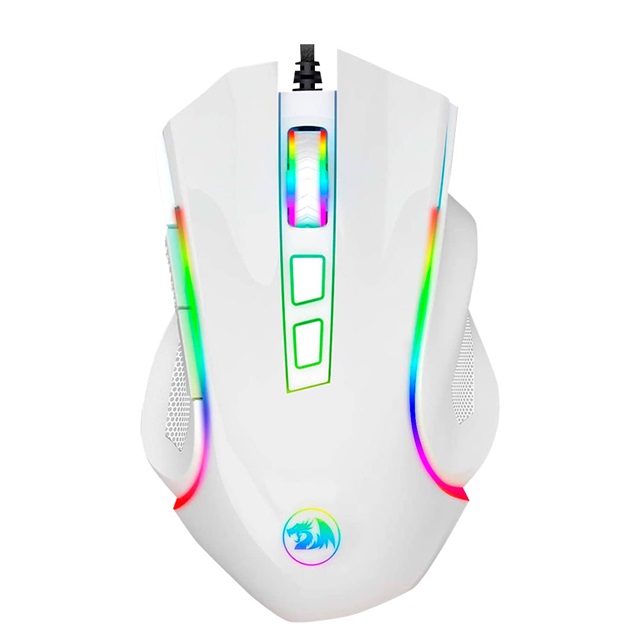 MOUSE ALAMBRICO REDRAGON M607 GRIFFIN BLANCO 7,200 DPI - M607W