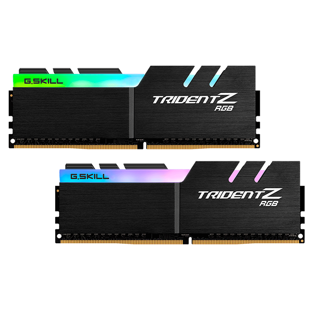 MEMORIA RAM DDR4 16GB (2X8GB) 4000MT/s GSKILL TRIDENT Z RGB NEGRO / F4-4000C18D-16GTZRB