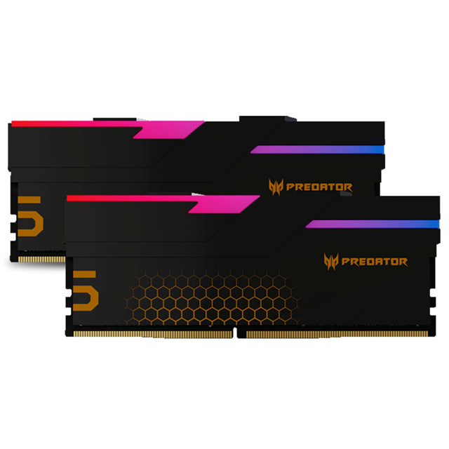 MEMORIA RAM DDR5 | 32GB (16X2) | 7200MT/s | CL 34 | INTEL XMP | PREDATOR HERMES NEGRO | BL.9BWWR.406