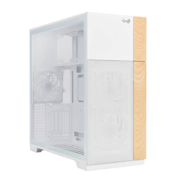 Gabinete InWin F5 | Torre Completa | E-ATX / ATX / Micro-ATX / Mini-ITX | USB 3.2 | Cristal Templado | 3 Ventiladores Pre-Instalados | Blanco | FE WH