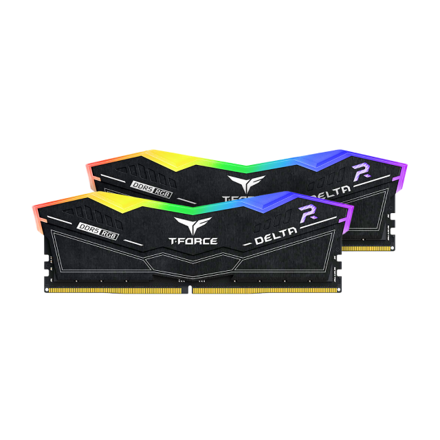 Kit de Memoria RAM DDR5 TeamGroup T-FORCE DELTA RGB | 32GB (2 x 16GB) | 5600MT/s | CL36 | XMP | FF3D532G5600HC36BDC01