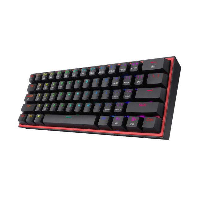 Teclado Gamer Redragon Fizz Pro K616 RGB |Teclado Mecánico | Switch Red | Inalámbrico | Negro | K616-RGB BK-SP