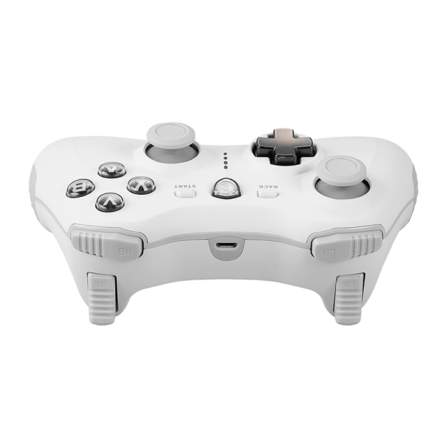 Control Inalámbrico MSI FORCE GC30 V2 | Hasta 8 Horas de Carga | USB 2.0 | PC / Android / Consolas | Incluye Cable Micro USB / Cable OTG / Adaptador Inalámbrico | Blanco | MSI FORCE GC30 V2 WHITE