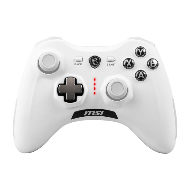 Control Inalámbrico MSI FORCE GC30 V2 | Hasta 8 Horas de Carga | USB 2.0 | PC / Android / Consolas | Incluye Cable Micro USB / Cable OTG / Adaptador Inalámbrico | Blanco | MSI FORCE GC30 V2 WHITE