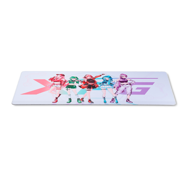 Mousepad Gaming ADATA XPG FRONTLINE XL XTREME SAGA 03 | 900 x 400 x 3 mm | Superficie de Tela de Microfibra Suave | Base de Goma Antideslizante | Blanco | FRONTLINEXL XTREMESAGA03-BKCWW