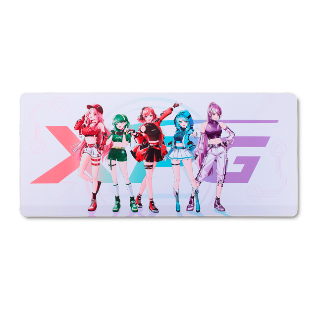 Mousepad Gaming ADATA XPG FRONTLINE XL XTREME SAGA 03 | 900 x 400 x 3 mm | Superficie de Tela de Microfibra Suave | Base de Goma Antideslizante | Blanco | FRONTLINEXL XTREMESAGA03-BKCWW