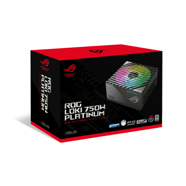 Fuente de Poder ASUS ROG Loki SFX-L | 750W | 80 + Platinum | Full Modular | ARGB | ROG-LOKI-750P-SFX-L-GAMING