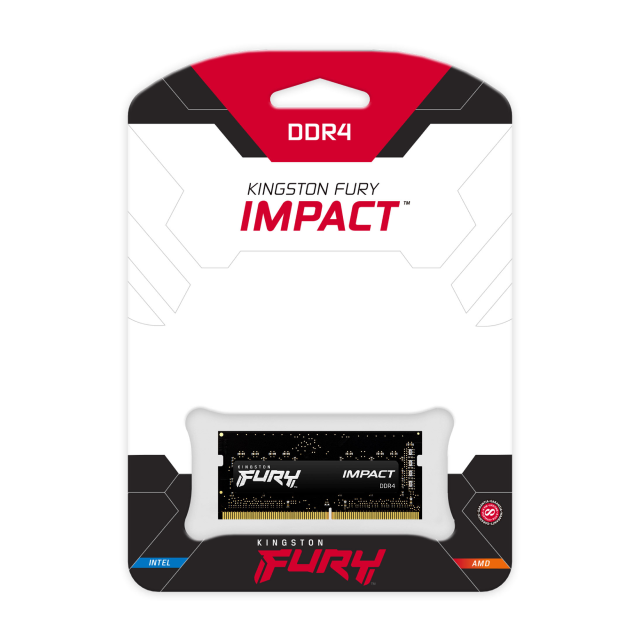 MEMORIA RAM SODIMM DDR4 16GB 3200MT/s KINGSTON FURY IMPACT | KF432S20IB/16