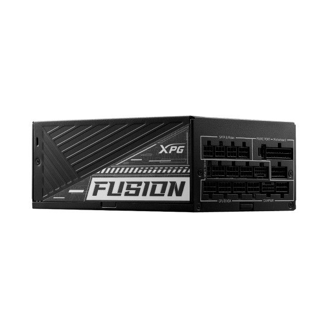 Fuente de Poder Adata XPG Fusion | 1600W | 80+ Titanium | Modular | ATX 3.0 | Promoción Ignavidad con XPG: Incluye Ventilador ARGB de regalo  | FUSION1600T-BKCUS