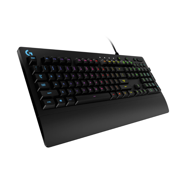 Teclado Alámbrico de Membrana Logitech G213 Prodigy | Full Size | USB 2.0 | RGB | Inglés | Color Negro | 920-008084