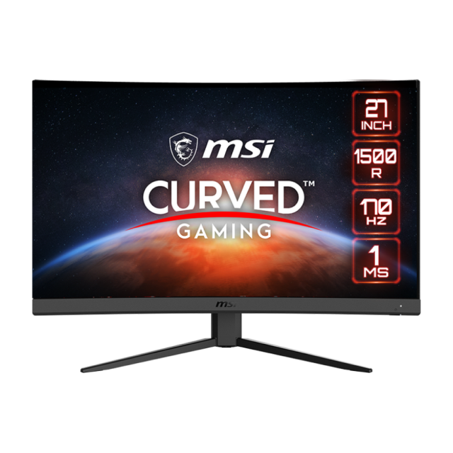 Monitor Curvo MSI G27C4 E2 | 27'' | LCD | VA | FHD 1080p |  170hz | 1ms | FreeSync | HDMI x2 | DisplayPort x1 | G27C4 E2