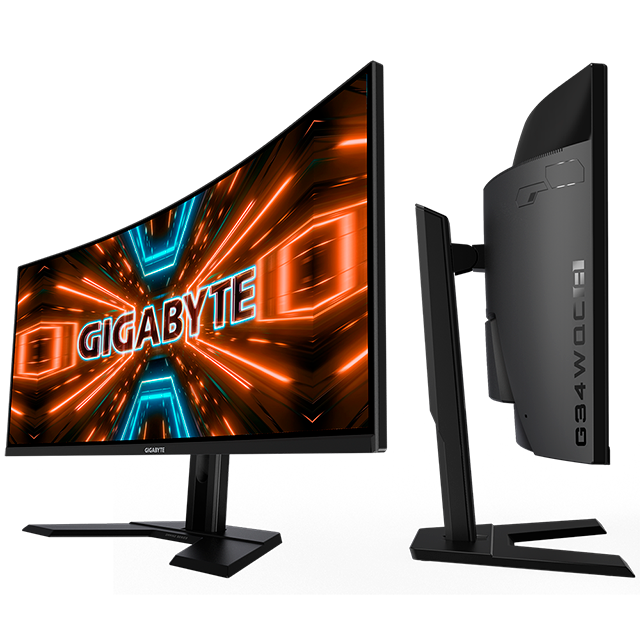 MONITOR CURVO ULTRAWIDE GIGABYTE G34WQC A 34" UWQHD VA 144Hz 1ms HDR400 HDMI 2.0/DP 1.4 (ADAPTIVE SYNC) (BOCINAS) / G34WQC A GAMING MONITOR